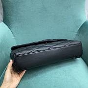 YSL Sade Puffer Envelope Handbag Black Size 35 x 9 x 18 cm - 3