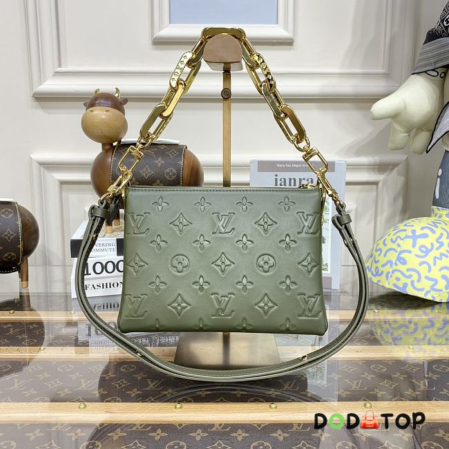 Louis Vuitton Army Green Coussin BB Handbag Size 20 × 16 × 12 cm - 1