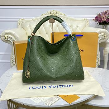 Louis Vuitton Monogram Empreinte Artsy MM Green Size 42 x 18 x 30 cm