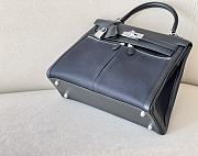 Hermes Kelly Lakis 32 Handbag Black Size 32 x 23 x 10.5 cm - 6