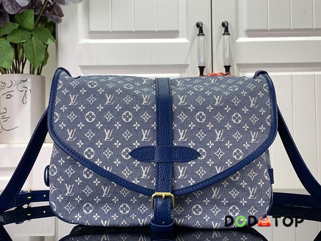 Louis Vuitton Saumur Blue Handbag Size 30 x 20 x 10 cm - 1