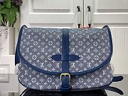Louis Vuitton Saumur Blue Handbag Size 30 x 20 x 10 cm - 3