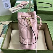 Gucci GG Matelassé Bucket Bag Pink Size 17 x 20 x 10 cm - 3