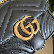 Gucci GG Marmont Black Size 18 x 13.5 x 8 cm - 2
