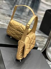 YSL Le 5 A 7 Hobo Shoulder Bag Gold Size 24 × 18 × 5.5 cm - 4