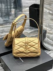 YSL Le 5 A 7 Hobo Shoulder Bag Gold Size 24 × 18 × 5.5 cm - 1