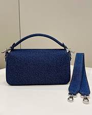 Fendi Baguette Denim Bag Size 26 x 5 x 15 cm - 3