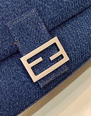 Fendi Baguette Denim Bag Size 26 x 5 x 15 cm - 4