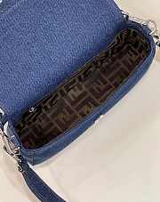 Fendi Baguette Denim Bag Size 26 x 5 x 15 cm - 5