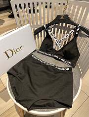 Dior Swimsuit Black - 4