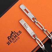 Hermes Kelly Chaine Bracelet With Diamonds Gold/Silver - 4