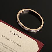 Cartier Love Bracelet With Dimond Gold/Silver - 5