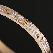 Cartier Love Bracelet With Dimond Gold/Silver - 3