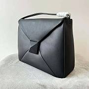 Valentino One Stud Nappa Leather Maxi Hobo Bag Black Size 40 x 30 x 12 cm - 6