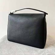 Valentino One Stud Nappa Leather Maxi Hobo Bag Black Size 40 x 30 x 12 cm - 5