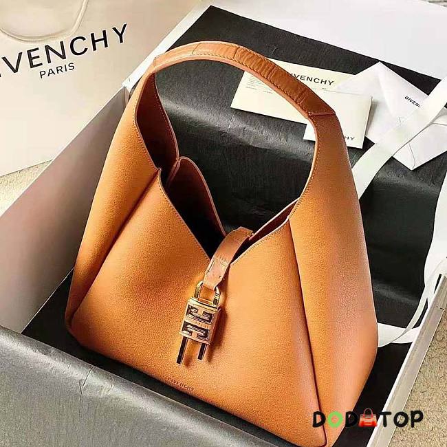 Givenchy Medium G-Hobo Bag in Smooth Leather Brown Size 31 x 43 x 15 cm - 1