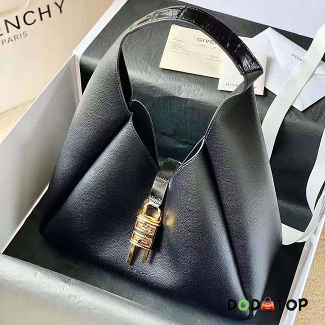 Givenchy Medium G-Hobo Bag in Smooth Leather Black Size 31 x 43 x 15 cm - 1
