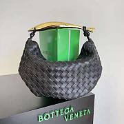 Bottega Veneta Sardine Top Handle Bag Black Size 20 x 33 x 4 cm - 1