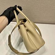 Prada Double Saffiano Leather Mini Bag Beige Size 18.5 x 12.5 x 25 cm - 5
