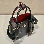 Prada Double Saffiano Leather Mini Bag Black Size 18.5 x 12.5 x 25 cm - 4