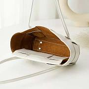 Bottega Veneta Arco Small Intreccio Leather Top Handle Bag White Size 21 x 33 x 6 cm - 5