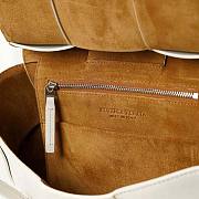 Bottega Veneta Arco Small Intreccio Leather Top Handle Bag White Size 21 x 33 x 6 cm - 2