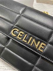 Celine Chain Matelasse Monochrome Celine Black/Gold Size 24 × 15 × 5 cm - 4