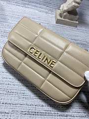 Celine Chain Matelasse Monochrome Celine Beige Size 24 × 15 × 5 cm - 3