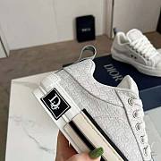 Dior Men B23 Skater Sneaker Cream Dior Oblique Jacquard - 6
