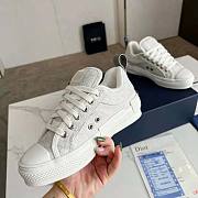 Dior Men B23 Skater Sneaker Cream Dior Oblique Jacquard - 5