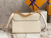 Louis Vuitton Twist Medium Handbag M59402 White Size 23 × 17 × 9.5cm - 3
