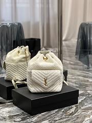 YSL Joe Quilted Lambskin Backpack Bag Size 22 × 29 × 15 cm - 1