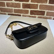 Gucci Horsebit 1955 Small Shoulder Black Size 23.5 x 13 x 7 cm - 6