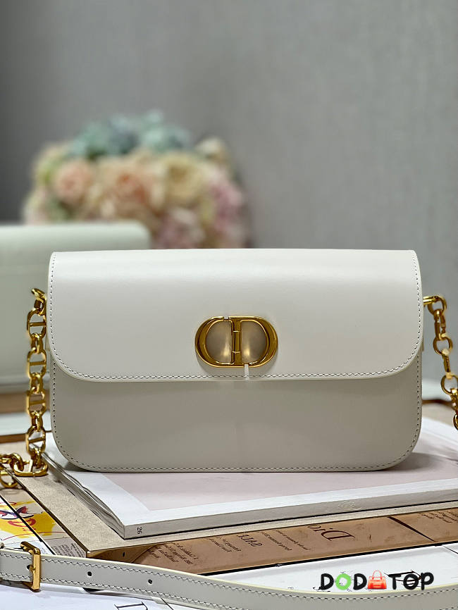 Dior 30 Montaigne Avenue Bag White Size 22.5 x 12.5 x 6.5 cm - 1