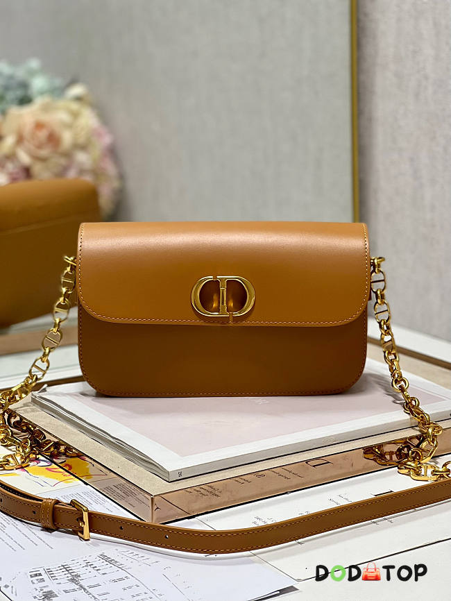 Dior 30 Montaigne Avenue Bag Brown Size 22.5 x 12.5 x 6.5 cm - 1