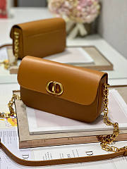 Dior 30 Montaigne Avenue Bag Brown Size 22.5 x 12.5 x 6.5 cm - 3
