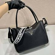 Prada Large Leather Handbag Black Size 23 x 13 x 31 cm - 5