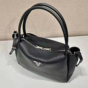 Prada Large Leather Handbag Black Size 23 x 13 x 31 cm - 3