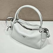 Prada Large Leather Handbag White Size 23 x 13 x 31 cm - 4
