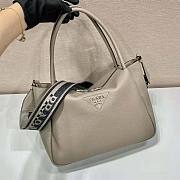Prada Large Leather Handbag Gray Size 23 x 13 x 31 cm - 5