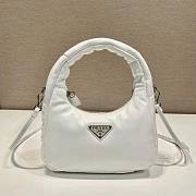 Prada Soft Padded Nappa Leather Mini-Bag White Size 12.5 x 6.5 x 21 cm - 1
