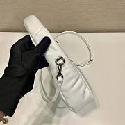 Prada Soft Padded Nappa Leather Mini-Bag White Size 12.5 x 6.5 x 21 cm - 6