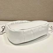 Prada Soft Padded Nappa Leather Mini-Bag White Size 12.5 x 6.5 x 21 cm - 5