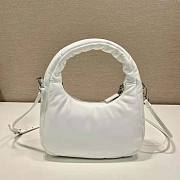 Prada Soft Padded Nappa Leather Mini-Bag White Size 12.5 x 6.5 x 21 cm - 4