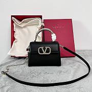 Valentino Garavani Vsling Small Handbag Black Size 22 x 17 x 9 cm - 1