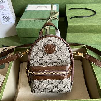 Gucci Multi-Function Bag With Interlocking G Size 15 x 19 x 8 cm