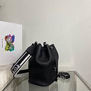 Prada Leather Bucket Bag Black Size 20 x 25 x 14 cm - 4