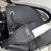 Prada Leather Bucket Bag Black Size 20 x 25 x 14 cm - 2