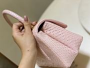 Chanel Coco Handle Python Pink Size 25.5 cm - 3