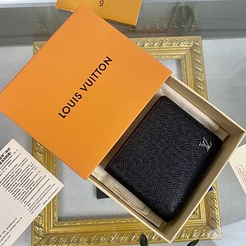 Louis Vuitton Multiple Wallet M30295 Black Size 11.5 x 9 x 1.5 cm